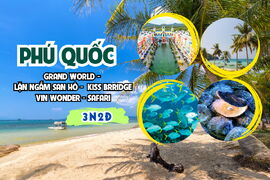 Chỉ 2150k khám phá Phú Quốc Grand World 3N2Đ đón tại sân bay 