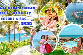Tour nghỉ dưỡng Vĩnh Hy - Bình Hưng - Ninh Chữ resort 4 sao - Ngắm san hô 