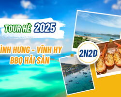 [TOUR HÈ 2025] BÌNH HƯNG – VĨNH HY - BBQ HẢI SẢN – TÀU ĐÁY KÍNH 