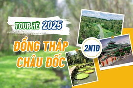  TP.HCM – ĐỒNG THÁP – CHÂU ĐỐC 2N1D