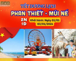  TOUR TẾT DƯƠNG LỊCH 2026 PHAN THIẾT – MŨI NÉ CHECK IN NOVA DREAMS 2N1Đ