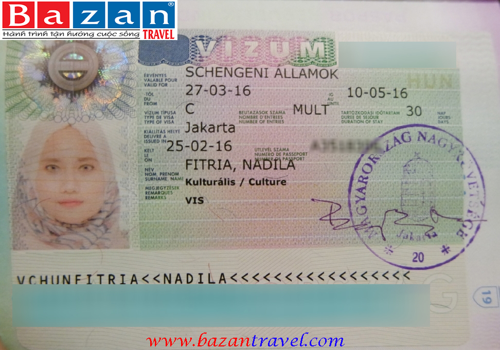 vụ nhanh Visa chóng uy - Hungary làm Dịch tín, Xin Visa