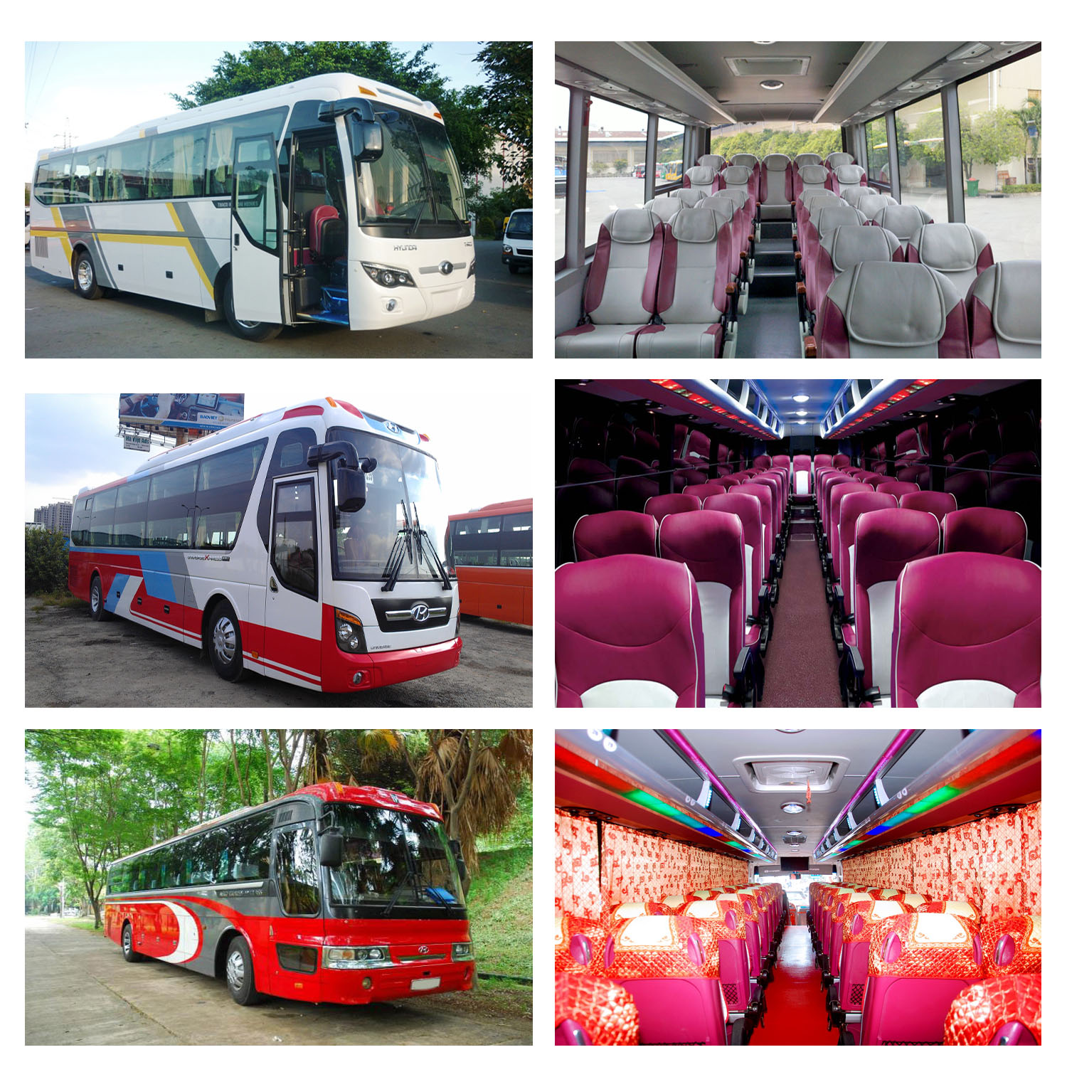 Cho thuê xe 35-39-40-45-50 chỗ tại Sa Đéc, Đồng Tháp giá rẻ, đời mới