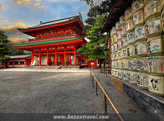 den-heian-shrine-kyoto-nhat-ban