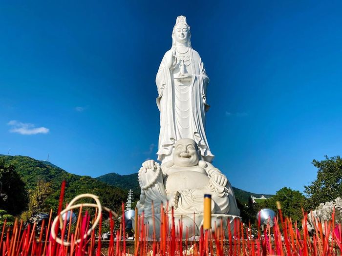Ấn tượng tượng Phật chùa Linh Ứng