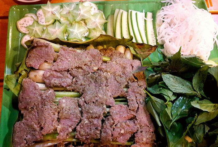 Đặc sản bò bảy món núi sam, an giang
