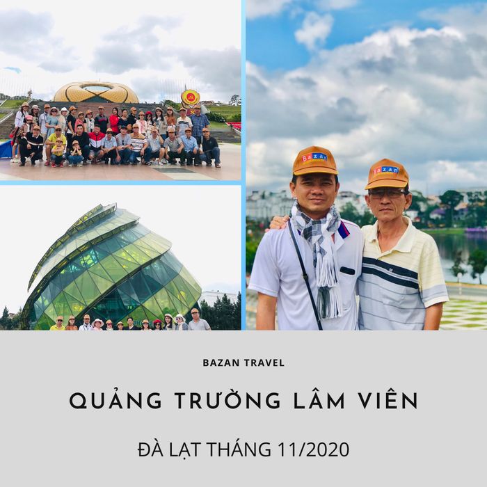 Du khách tham quan Quảng Trường Lâm Viên
