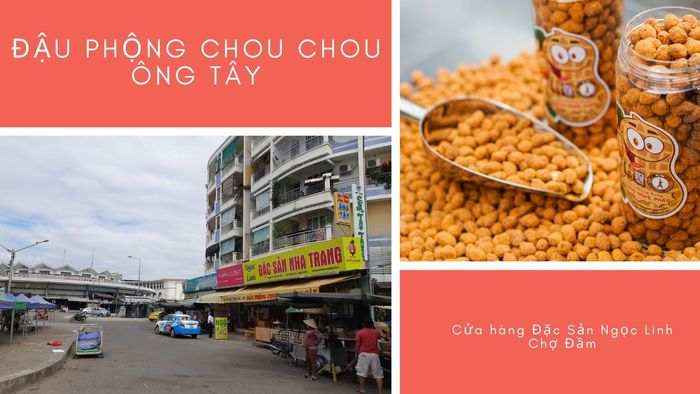  Du khách có thể ghé cửa hàng Ngọc Linh mua đậu phộng Chou Chou 