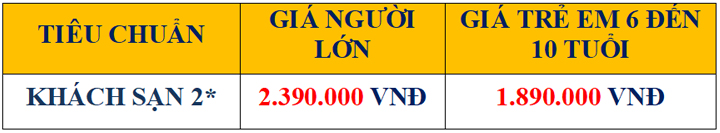 Bảng giá tour Đà Lạt 3 ngày 3 đêm lễ 30/3