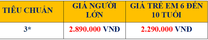 Bảng giá tour Phú Quốc lễ 30/4