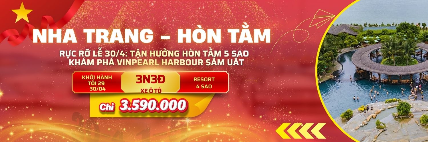 Tour NHA TRANG HÒN TẰM 30/4